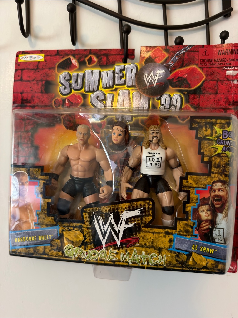 Vintage WWF SummerSlam '99 Two-Figure Set - Black Attire - in sealed package